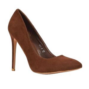 XY London Womens/Ladies Lu Lu Pointed Court Shoes / Brown